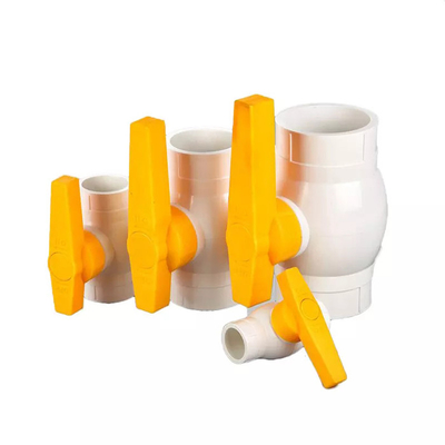 1/2 Zoll bis 2 Zoll PVC-Kugelventil-hydrophobes 1 Zoll-PVC-Ventil