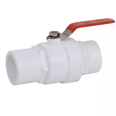 3&quot; 4&quot; zweiteiliges Kugelventil PVCs UPVC mit SS-Hebelgriff