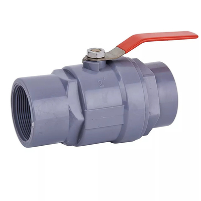 3&quot; 4&quot; zweiteiliges Kugelventil PVCs UPVC mit SS-Hebelgriff