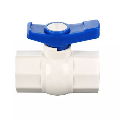 Kompaktes pneumatisches PVC-Kugelventil UPVC achteckiges des Kugelventil-3