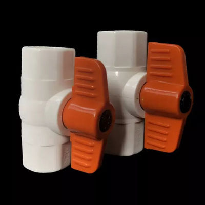 Pneumatisches UPVC-Vertrags-Kugelventil PVC 3 Zoll-Fluss-Anpassung