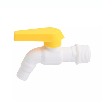 Einzelner Druck-Küchen-Hahn-Plastikweiß PVCs pp. Hahn-1.2MPA