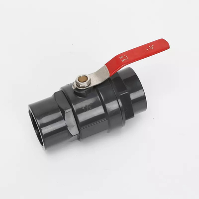 Rote SS behandeln Plastikkugelventil volles 150PSI des PVC-Kugelventil-63mm