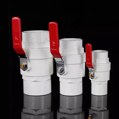 Hochdruck- PVCstahl- Griff-Kugelventil-Plastik-Druck 145psi