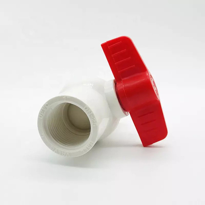 Plastikwasser-Kegelventil PVC-Rohr-Ventile und Installationen für Chemikalie
