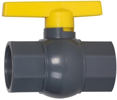 DN15-DN100 1 UPVC Kugelventil PVC-Wasserleitungs-Kugelventil-nationaler Standard