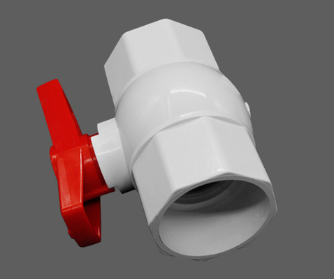 DN15-DN100 1 UPVC Kugelventil PVC-Wasserleitungs-Kugelventil-nationaler Standard