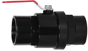 PVC-Kugelventil 2-teiliges 1/2 der Bewässerungs-40mm“ bis 4&quot; Größe besonders angefertigt
