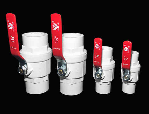 PVC-Kugelventil 2-teiliges 1/2 der Bewässerungs-40mm“ bis 4&quot; Größe besonders angefertigt