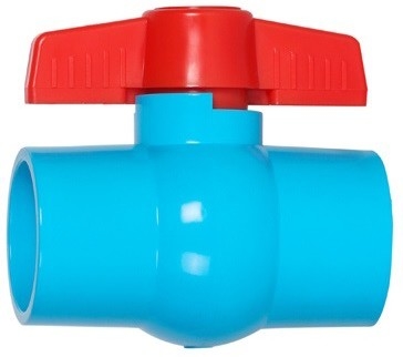 Verschmutzungs-Verhinderung PVC-Kegelventil-blaues PVC-Vertrags-Kugelventil