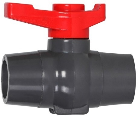 Verschmutzungs-Verhinderung PVC-Kegelventil-blaues PVC-Vertrags-Kugelventil