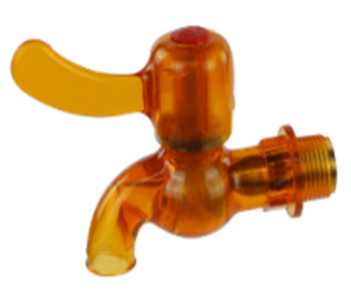 Einzelner Hahn PVC-Plastikhähne des Loch-pp. für Wasser-Behälter