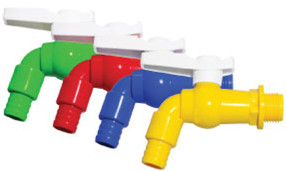 Einzelner Hahn PVC-Plastikhähne des Loch-pp. für Wasser-Behälter