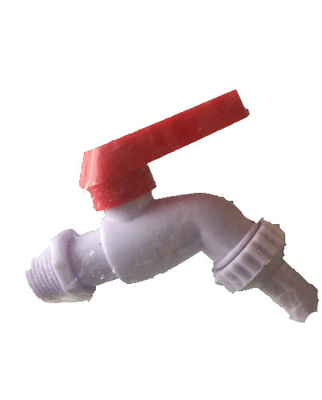 Einzelner Hahn PVC-Plastikhähne des Loch-pp. für Wasser-Behälter