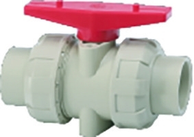 Dunkles Gray Chemical Plastic Ball Valve hydrophobes 1 PVC-Kugelventil