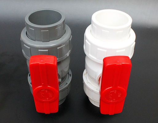 Doppeltes Live-Polypropylen-Kugelventil des 20mm PVC-Kugelventil-Grün-pp.