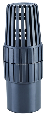 Blaue untere 4 Preis-Korrosionsbeständigkeit des Zoll-PVC-Fußventil-50mm