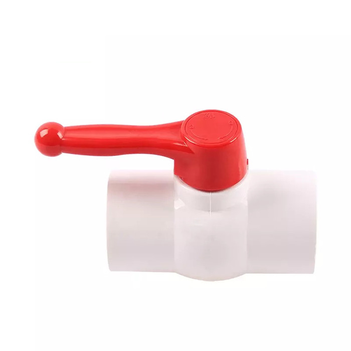 COC PVC-Wasserleitungs-Kugelventil-Rohrverbindungs-Plastikkugelventil