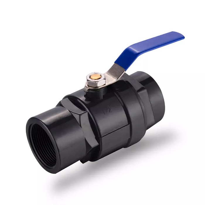 Edelstahl-Griff PVC-Kugelventil für schwache saure schwache Basis