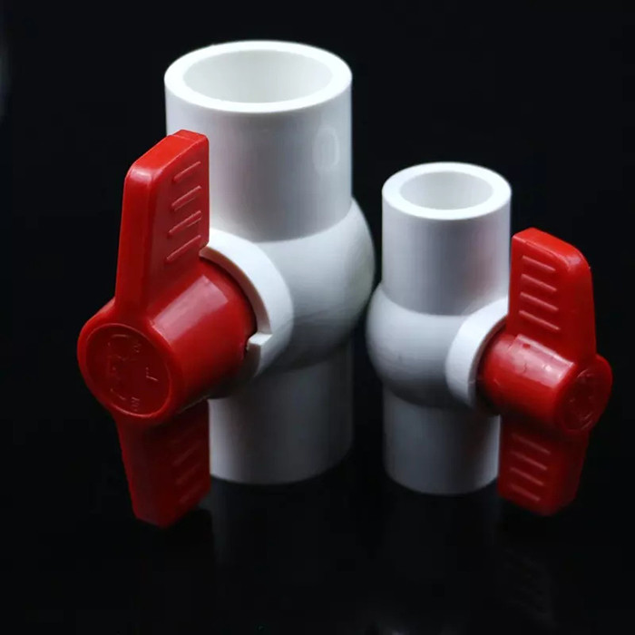 Weißes PVC verlegte Kunststoffrohr-Ventil des Kegelventil-Hafen-110mm