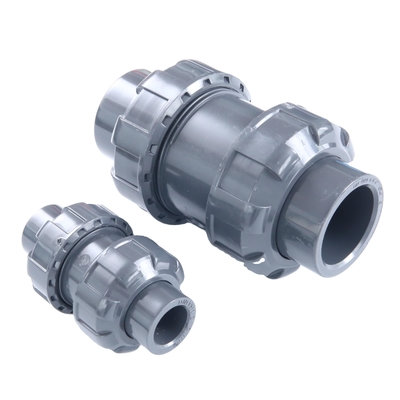 Hydraulisches 4 Zoll-PVC-Rückschlagventil 2 Zoll-doppeltes Verbands-Kugelventil PVCs