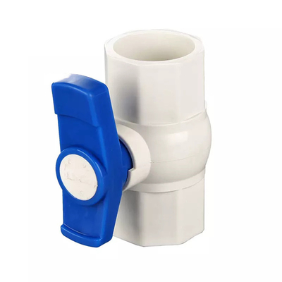 Kompaktes pneumatisches PVC-Kugelventil UPVC achteckiges des Kugelventil-3